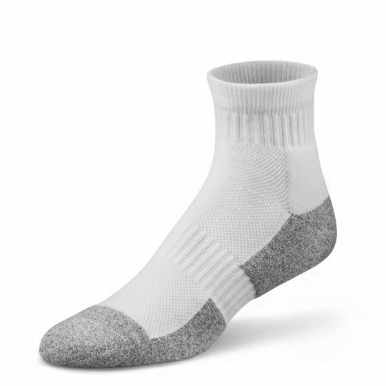 Dr Comfort Diabetic Ankle length Socks Shape to Fit Seamless Unisex Blk or White - Image 2 of 3