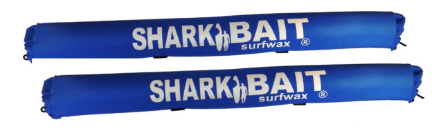 30" SHARKBAIT AERO roof rack pads Blue for 2 -3 inch bars For SUP & Surfboards