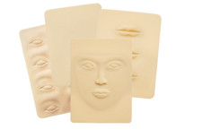 Silicone 3D Permanent Makeup Tattoo Training Practice Fake Skin Blank Eye Lips