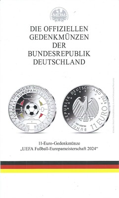 MDM Flyer des Jahres 2024 für 11 Euromünze Europameisterschaft 2024