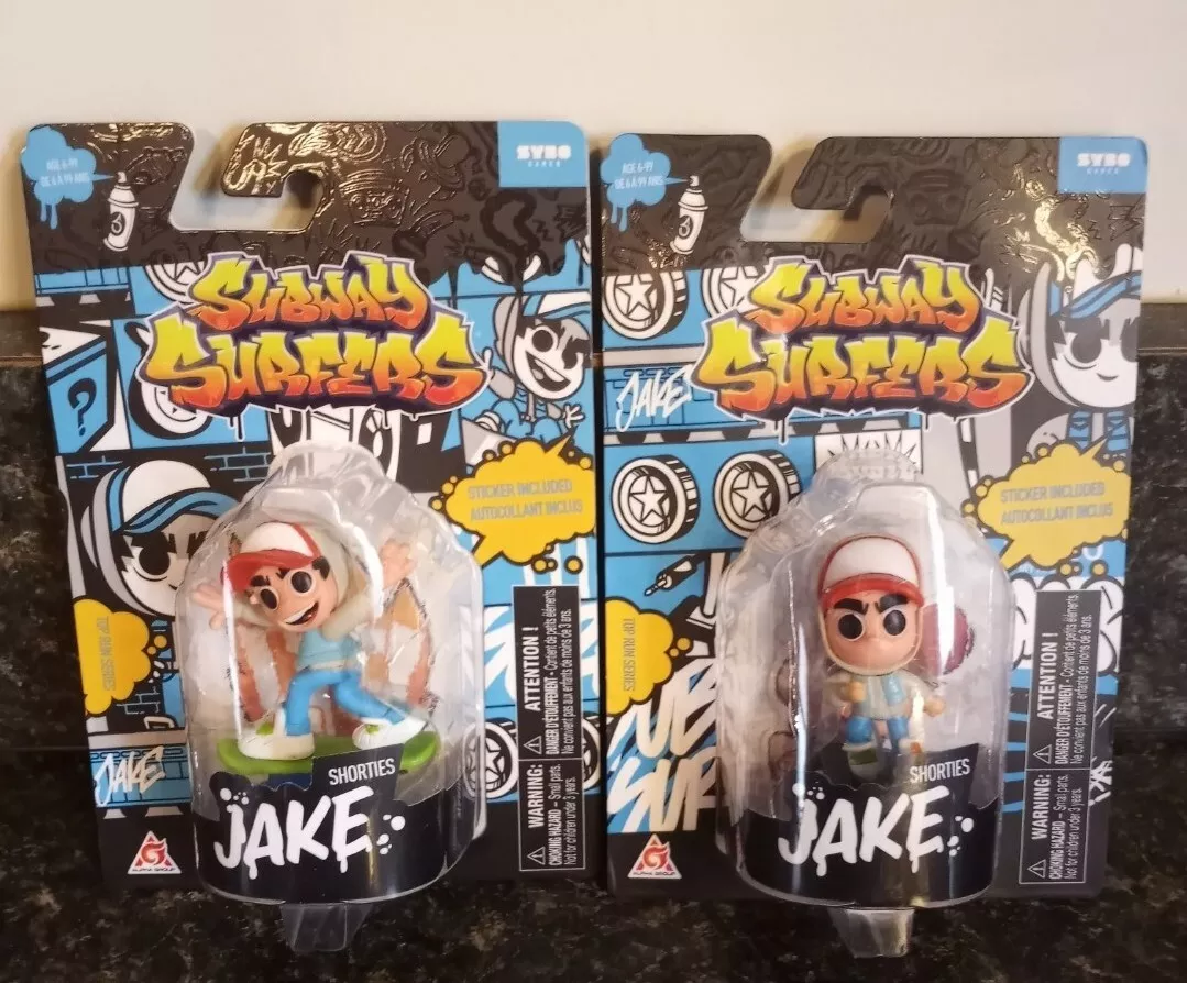 Alpha Group Subway Surfers “Shorties” Mini Figure Collection - 5 Pack, 2''  Scale