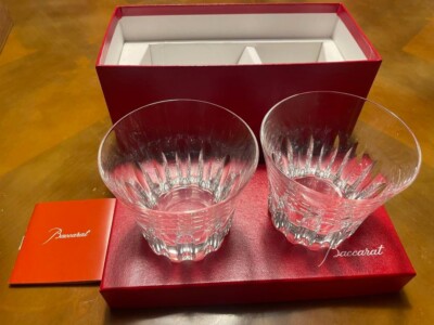 Baccarat Etna Tumbler Lowball Glass Limited Edition 2011 Pair