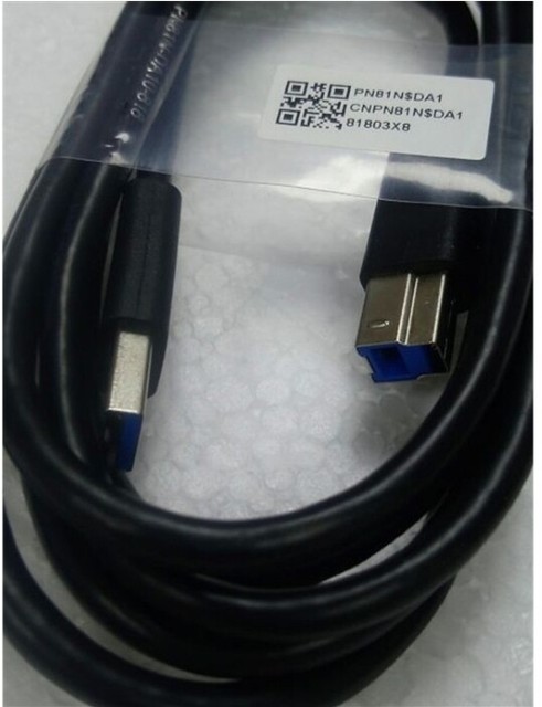 Câble USB 3.0 Dell Super Speed - Type A Vers B - 5KL2E05502 - Noir Neuf