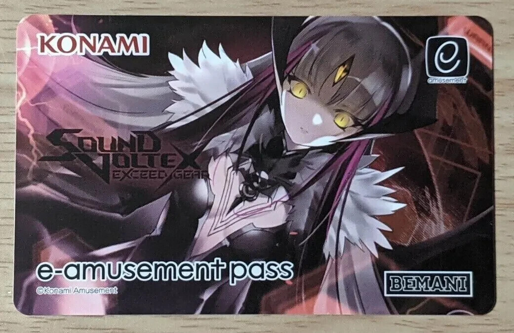 SHIPS FROM USA Unused Konami e-AMUSEMENT PASS Card Sound Voltex