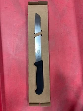 Victorinox Fibrox 8" Slant-Tip Bread Knife, Serrated Blade, Commercial Bread Kni