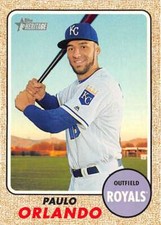 2017 Topps Heritage #276 Paulo Orlando NM-MT Royals ID:10194
