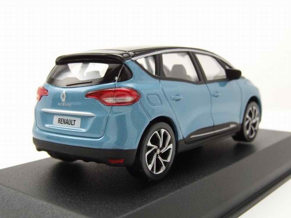 Renault Scénic 4 Miniature 1/43 Norev Voiture Collection Métal Bleu