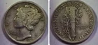 1923 P Silver Mercury Dime#94Bs