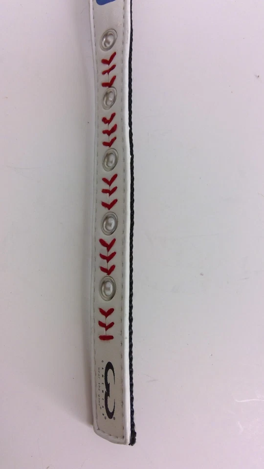 Gamewear Collar de Cuero para Perro MLB Texas Rangers Talla S 3/4" Ancho X 16" Largo NUEVO Foto 2 de 4