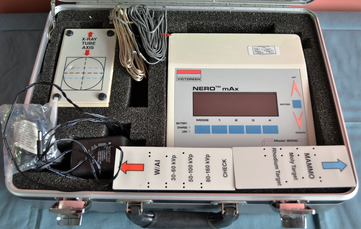 Victoreen Nero Max 8000 Non Invasive X-Ray Test Device with Victoreen Nero Max 8000 Non Invasive X-Ray Test Device with