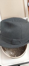 Beautiful Vintage Stetson Hat Fedora Style In Original Box Size Small