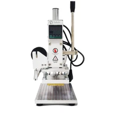 5cm x7cm Digital Hot Foil Stamping Machine Leather Press Embossing Printing 110V