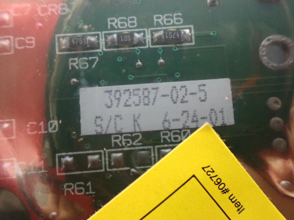 Bristol Babcock 392587-02-5 Board DATE: 6-24-01 *NEW *SEALED - Image 4 of 4