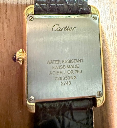 Cartier Tank Solo 18K Yellow Gold Lady's Watch Ref. 2743 - Picture 5 of 10