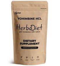 Yohiimbe Bark Extract Powder Yohimbiine HCL 99% Fat Burner Loss Energy Booster
