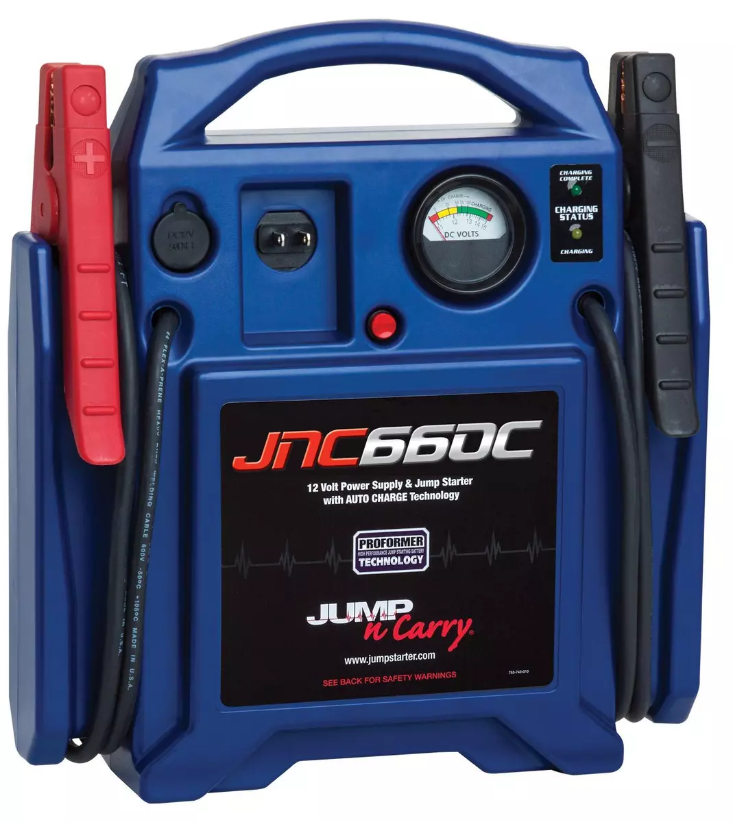 Clore JNC660 Portable 12v 1700 Amp Car Battery Charger Jump