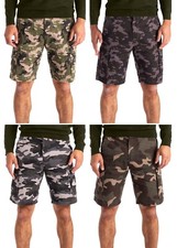Mens Army Cargo Half Pants Casual Pockets Summer Combat Shorts All Waist 32-44