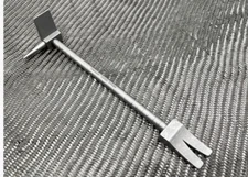 RARE 8in Military Contract Titanium EDC Halligan Bar Police Tool Entry Pry LE Ti