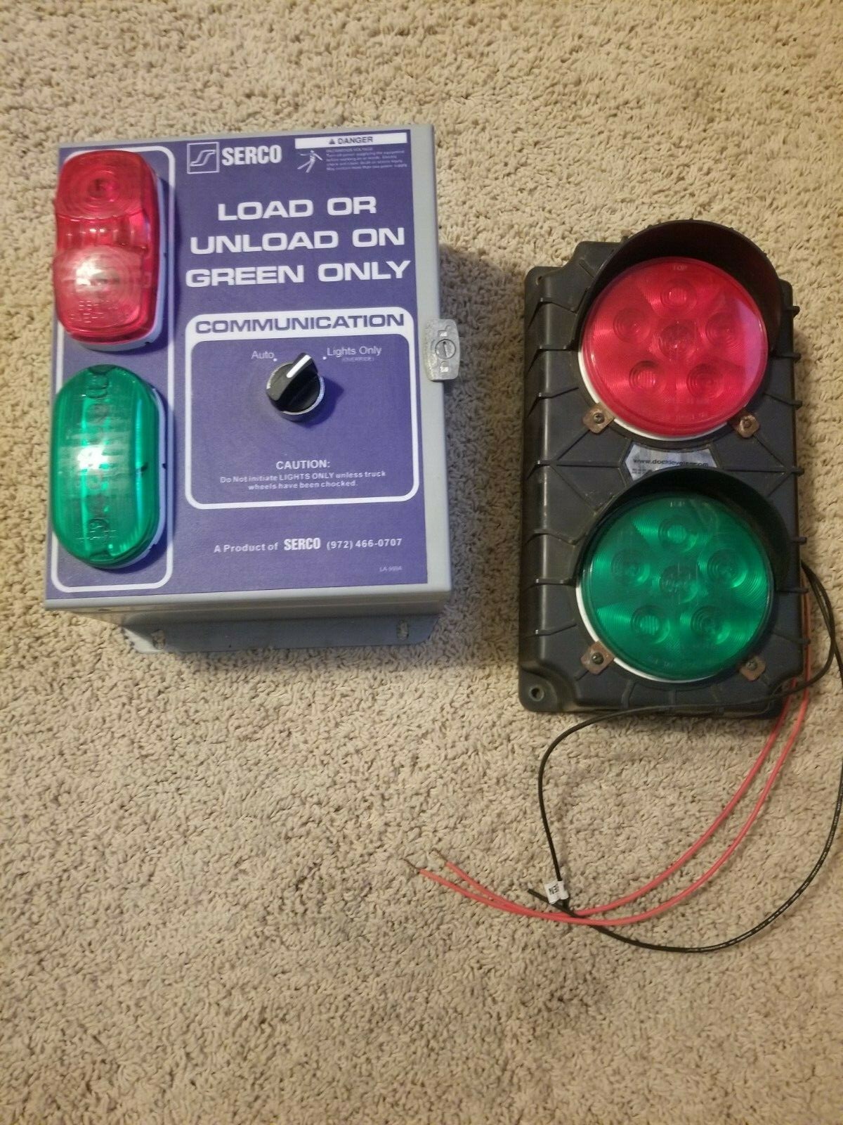 Serco SL20 Pitbull SafetyLoc Dock Restraint Control Panel & Indicator