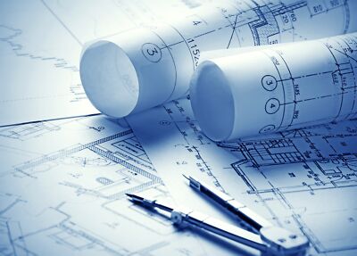 Landscape engineering drawing compass dividers Custom Gaming Mat Desk