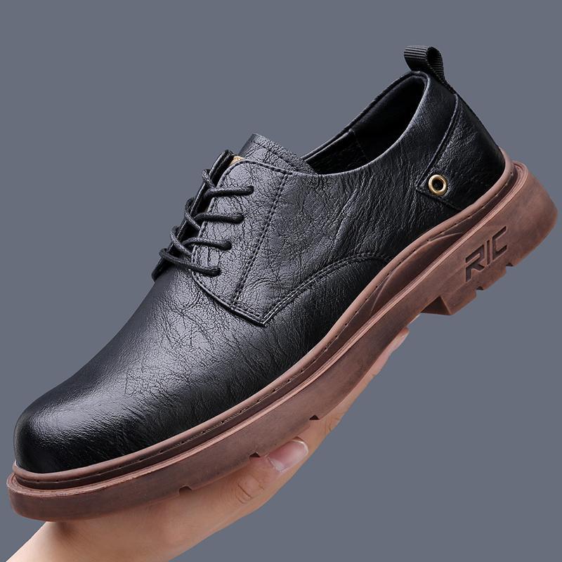 SAOLA Scarpe da uomo Formal Pump British Business Oxfords matrimonio stringate piatte da lavoro retrò