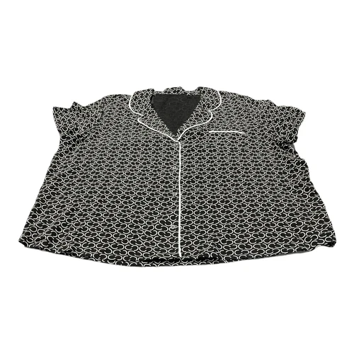 Alfani Damen Pyjama bedruckt Kerbkragen nur Oberteil, 1 Stück Größe XX-Large - Bild 1 von 1