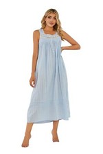 RH Women's SLeeveless Knit Cotton Housedress Duster Sundress Gown Pajama RHW4056