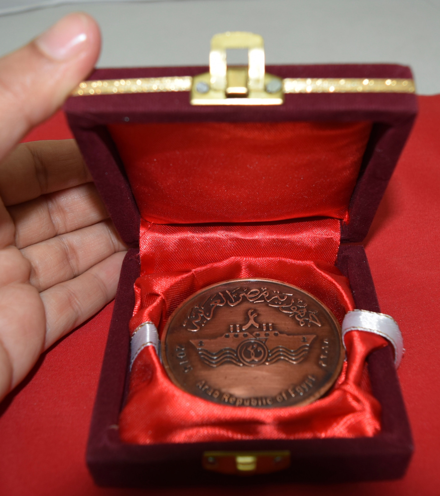Egypt Egito Egipto Egitto Mısır Египет Ägypten Metal Medal 