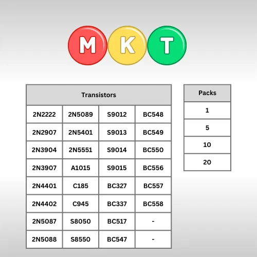 Transistors General Purpose 2N2222 2N2907 2N3904 2N4401 2N5087 2N5089 TO-92 2N - Image 2 of 4