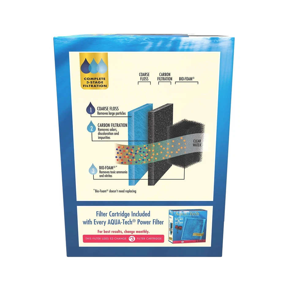 Ultra Quiet Power Filter, For Aquariums 20-40 Gallons - Image 2 of 4
