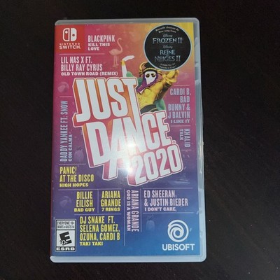 Just Dance 2020 Nintendo Switch Case & Cartridge