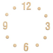 Wooden Clock Numbers Kit Clock Accessories for DIY Arabic Numeral