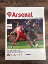 Arsenal v Sunderland Programme Premier League 2012 Good Condition