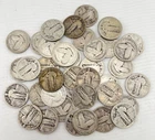 $10 Face Standing Liberty Quarters 25c 90% Junk Constitutional Silver Coins SLQ