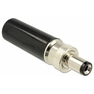 Delock 89913 Niedervolt-Steckverbinder Stecker, Einbau 5.5 mm 2.1 mm 1 St.