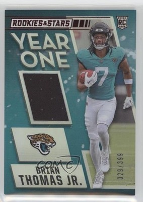 2024 Panini Rookies & Stars Year 1 Relics Longevity /399 Brian Thomas Jr RC 0h2m