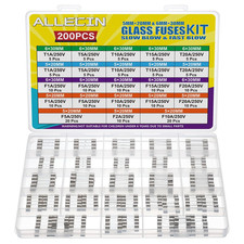 21 Values 250V Fast Slow Blow Glass Fuses Assortment Kit 5X20MM F 1A 2A 5A 10A 1