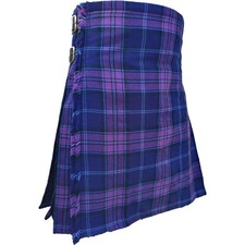 Handmade Scottish Thistle Tartan Kilt For Men - Traditional Acrylic Wool Kilt