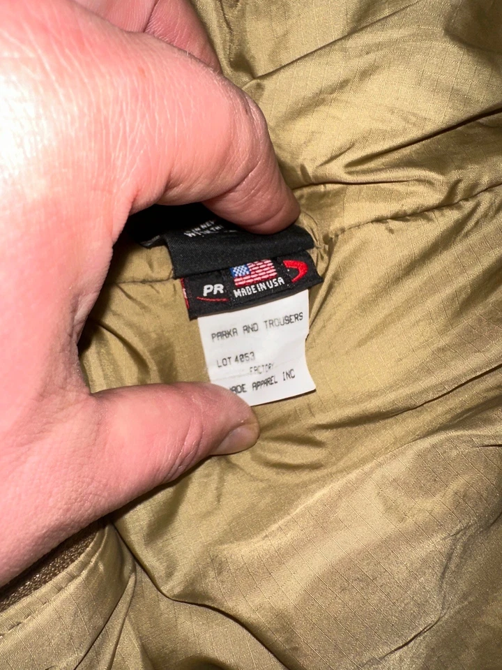 WILD THINGS TACTICAL WT 60015 Coyote Low Loft Cold Weather Pants Men's Large - Image 4 of 4