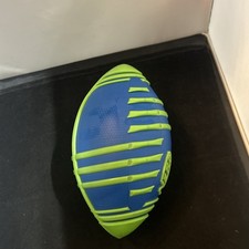 Nerf Sports Weather Blitz Football Blue Green Hasbro 2016 JZ13