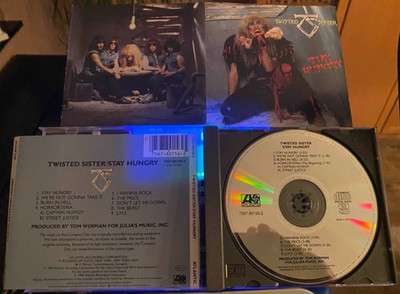 TWISTED SISTER - ''STAY HUNGRY'' - RARE US HAIR METAL CD 1984 - FIRST PRESSING