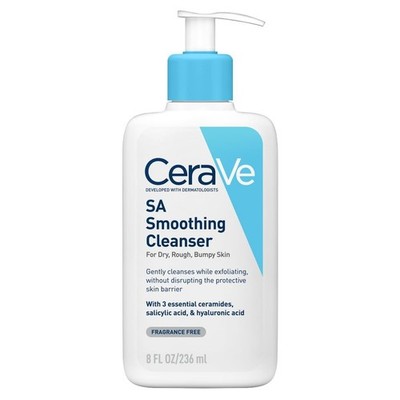 CeraVe Smoothing Cleanser 236ml für trockene, raue & holprige Haut