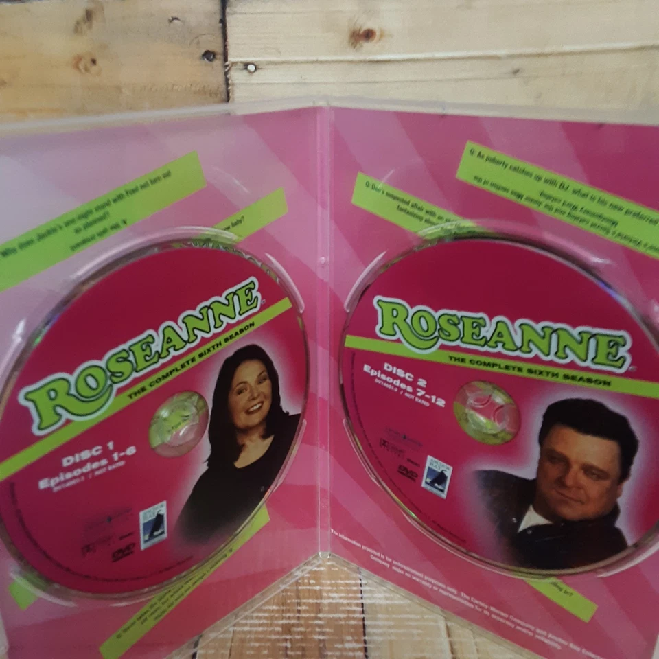 Roseanne Complete Sixth Season DVD Used John Goodman Roseanne Barr TV Series - Image 4 of 4