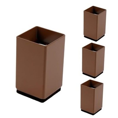 4 Pack 2 inch Bed Risers,Furniture Table Sofa Width 1.6''-Adds 2''Height-Square