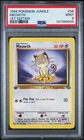 1999 POKEMON JUNGLE 1ST EDITION #56 MEOWTH PSA 9