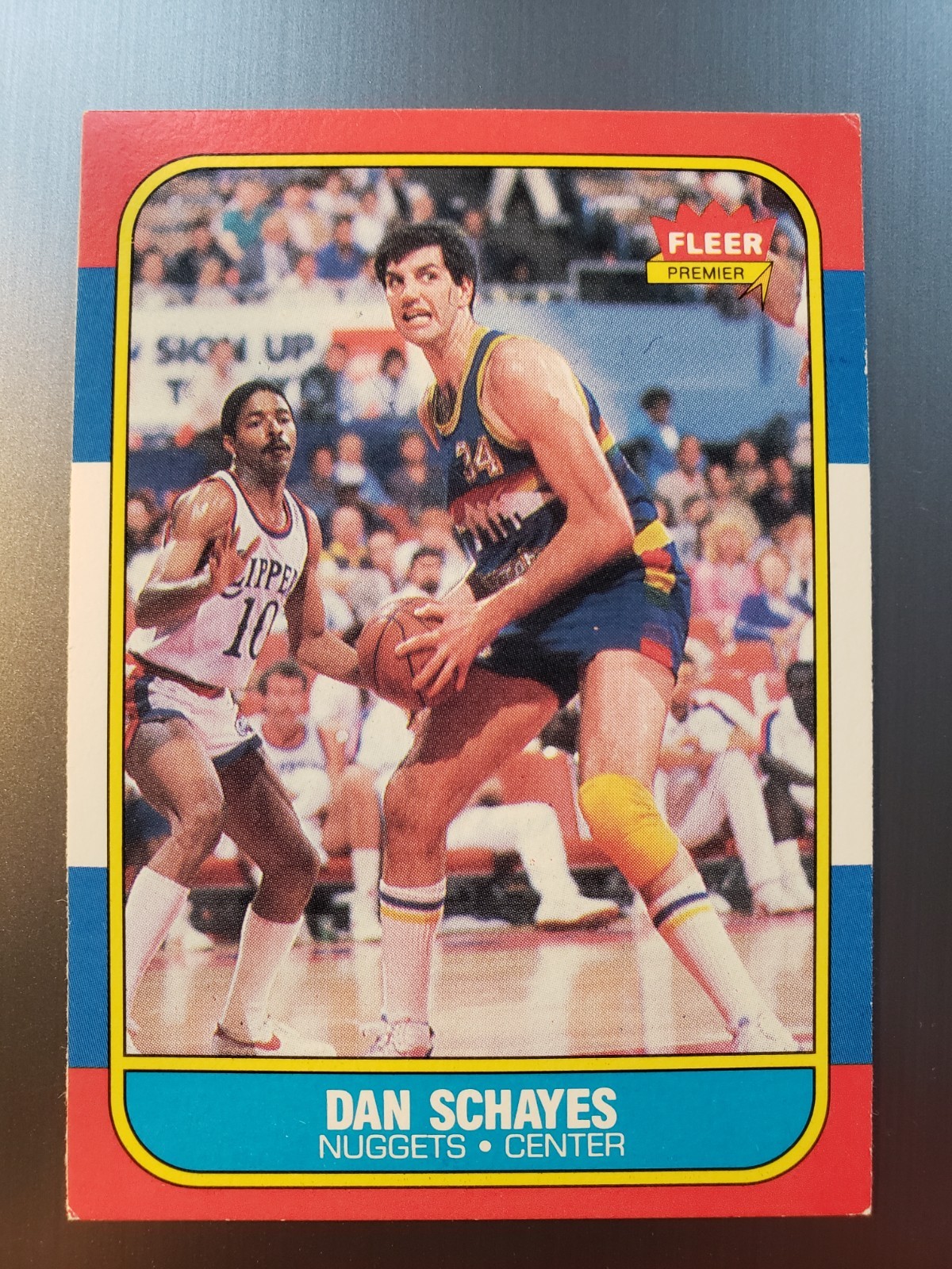 1986-87 Fleer Dan Schayes #98 Denver Nuggets