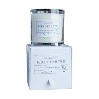 Hotel Drover Firestarter Candle Fort Worth TX Signature Lobby Scent- NEW