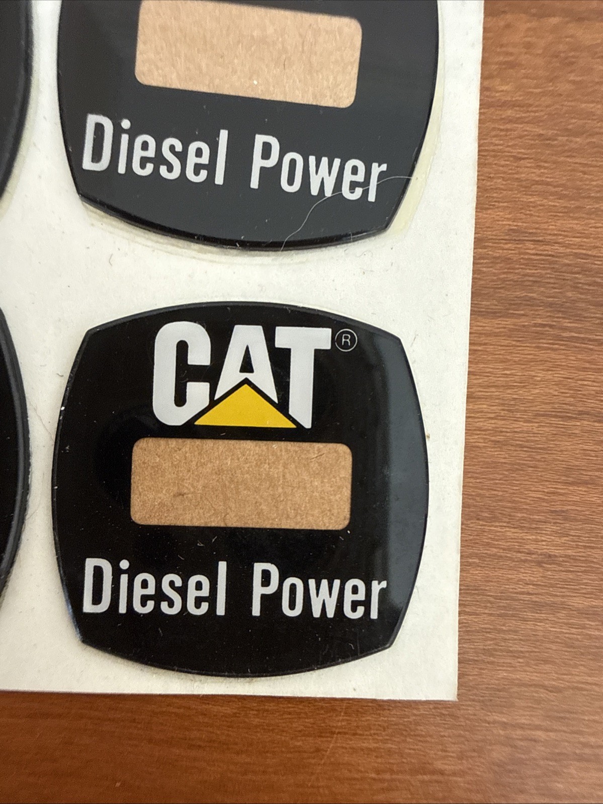 24 Vtg Caterpillar Cat Logo Diesel Power Digital Watch Face NOS Craft Ad thumbnail 2