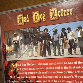 Mad Dog McCree CIB And American Laser Games Game Gun for Sega CD Tested Works