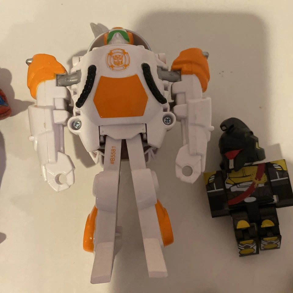 Lot Of 15 1990s-2000s Vintage Action Figures Remco Transformers Spider-man GOTG - Image 3 of 4